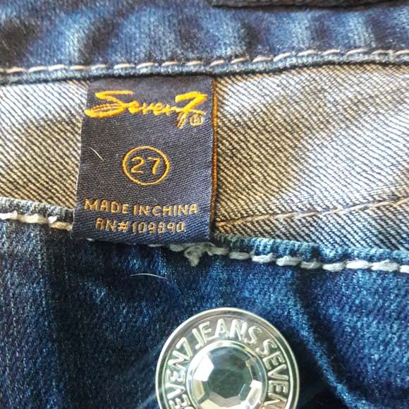 Seven Rhinestone Jeans - Picture 6 of 6